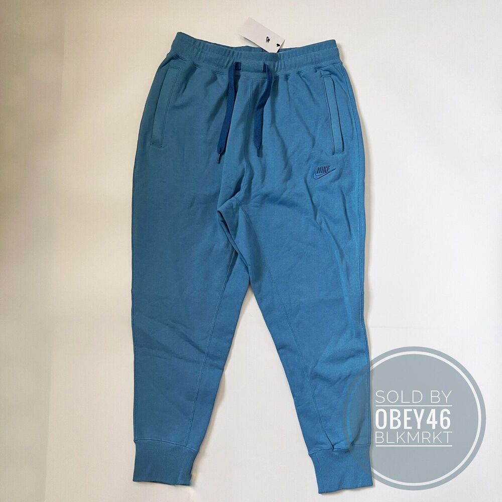 Nike Sportswear Men’s Classic Fleece Pants Dutch Blue DA0019-469 Sz Medium